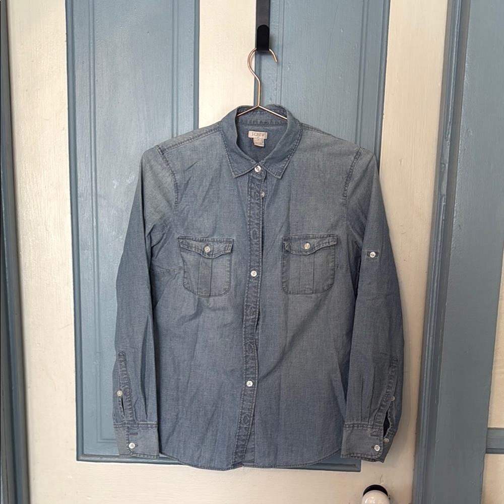 J. Crew Blue Button Down Shirt